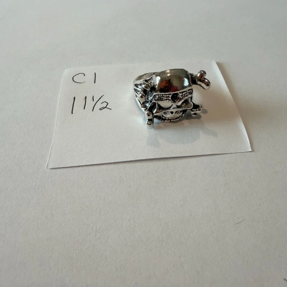 Pirate Skull Stainless Steel Ring Size‎ 11.1/2